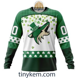 Arizona Coyotes Hoodie Tshirt With Personalized Design For St Patrick Day2B4 dsIrO