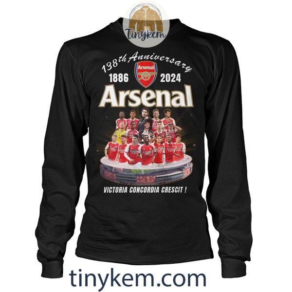 Arsenal 138th Anniversary 1886-2024 Tshirt