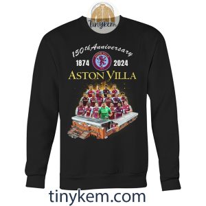 Aston Villa 150th Anniversary 1874 2024 Tshirt2B3 ewdWO