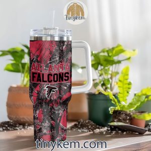 Atlanta Falcons Realtree Hunting 40oz Tumbler2B4 ri8Tp