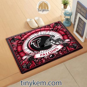 Atlanta Falcons Stained Glass Design Doormat