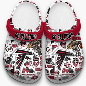 Atlanta Falcons Unisex Clogs Crocs Icons Bundle Design2B2 Mr2cr