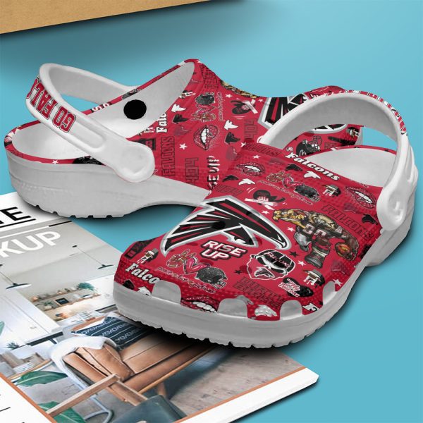 Atlanta Falcons Unisex Clogs Crocs: Icons Bundle Design