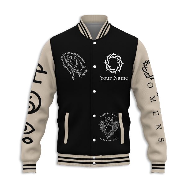 Bad Omens Customized Baseball Jacket