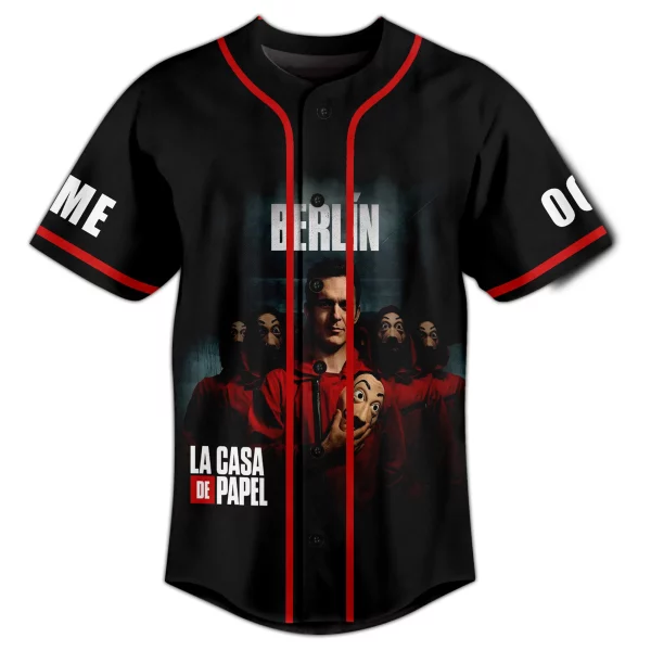 Berlin Money Heist Customized Baseball Jersey