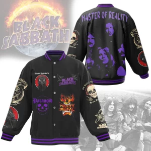 Black Sabbath Baseball Jacket: Master Of Reality