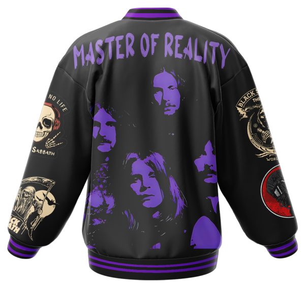 Black Sabbath Baseball Jacket: Master Of Reality