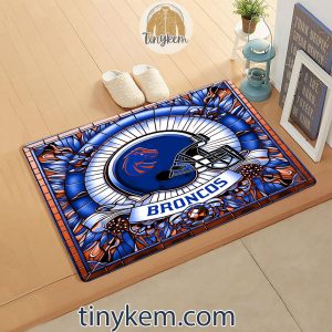 Boise State Broncos Stained Glass Design Doormat