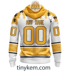 Boston Bruins Autism Awareness Customized Hoodie Tshirt Sweatshirt2B3 WqNXD