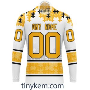Boston Bruins Autism Awareness Customized Hoodie Tshirt Sweatshirt2B5 pr2c6