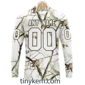 Boston Bruins Customized Hoodie Tshirt With White Winter Hunting Camo Design2B5 CwTHt