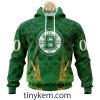 Arizona Coyotes Shamrocks Customized Hoodie, Tshirt: Gift for St Patrick’s Day