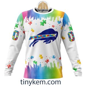 Buffalo Bills Autism Tshirt Hoodie With Customized Design For Awareness Month2B4 RJhrD