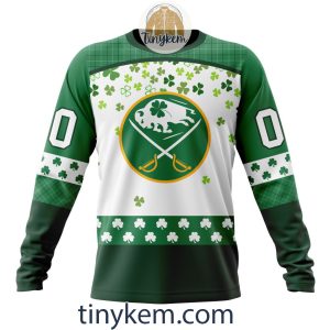 Buffalo Sabres Hoodie Tshirt With Personalized Design For St Patrick Day2B4 d7C35