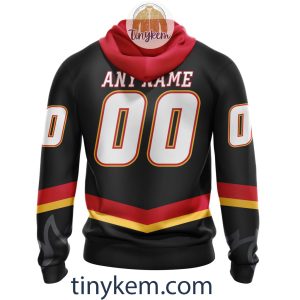 Calgary Flames 2023 Black Alternate Customized Hoodie Tshirt Long Sleeve2B3 aTxTy