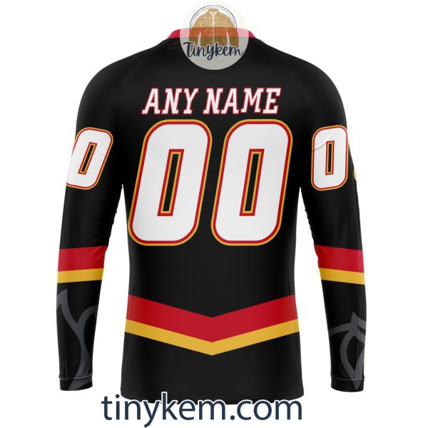 Calgary Flames 2023 Black Alternate Customized Hoodie, Tshirt, Long Sleeve