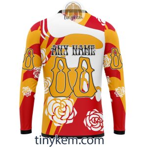 Calgary Flames Customized Hoodie Tshirt With Gratefull Dead Skull Design2B5 ZmJ2j