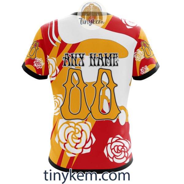 Calgary Flames Customized Hoodie, Tshirt With Gratefull Dead Skull Design