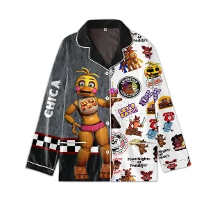Chica In Five Nights at Freddys Pajamas Set2B3 3o8tw