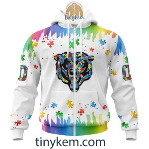 Chicago Bears Autism Tshirt Hoodie With Customized Design For Awareness Month2B2 6atr3