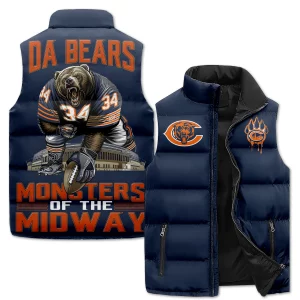 Chicago Bears Puffer Sleeveless Jacket: Monters Of The Midway