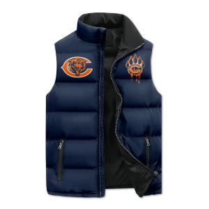 Chicago Bears Puffer Sleeveless Jacket: Monters Of The Midway