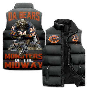 Chicago Bears Puffer Sleeveless Jacket Monters Of The Midway2B4 Iz1re