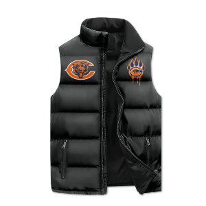 Chicago Bears Puffer Sleeveless Jacket Monters Of The Midway2B5 7QGw5