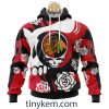 Colorado Avalanche Customized Hoodie, Tshirt With Gratefull Dead Skull Design