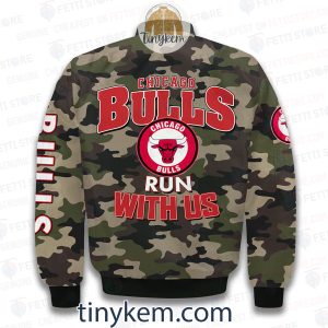 Chicago Bulls Military Camo Bomber Jacket2B3 d8RDC