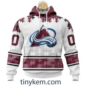 Colorado Avalanche Custom Pink Breast Cancer Awareness Hoodie