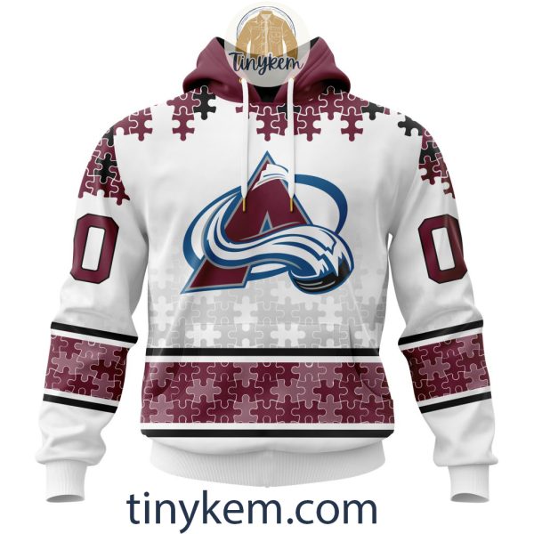 Colorado Avalanche Autism Awareness Customized Hoodie, Tshirt, Sweatshirt