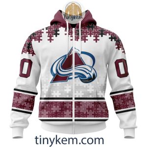 Colorado Avalanche Autism Awareness Customized Hoodie, Tshirt, Sweatshirt