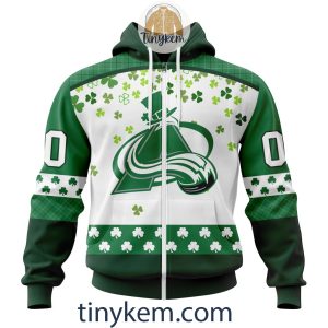 Colorado Avalanche Hoodie, Tshirt With Personalized Design For St. Patrick Day