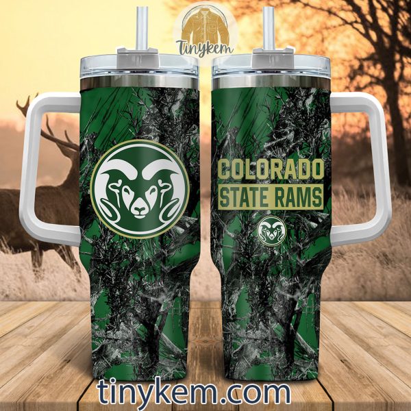 Colorado State Rams Realtree Hunting 40oz Tumbler