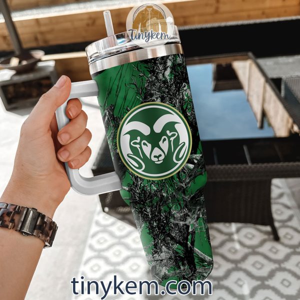 Colorado State Rams Realtree Hunting 40oz Tumbler