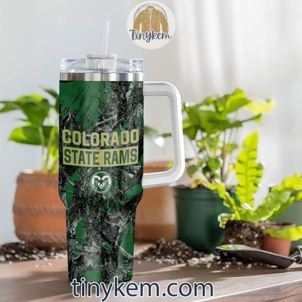 Colorado State Rams Realtree Hunting 40oz Tumbler