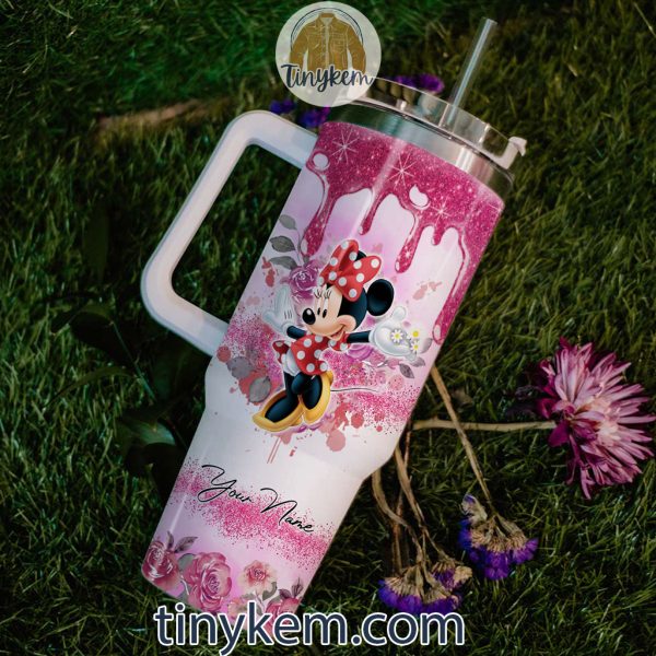 Customized Minnie 40oz Tumbler: Take Me To Disney