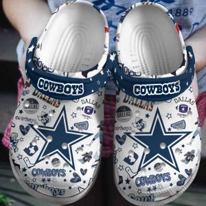 Dallas Cowboys Unisex Clogs Crocs: Icons Bundle Design
