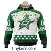 Dallas Stars Hoodie, Tshirt With Personalized Design For St. Patrick Day