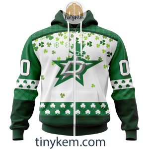 Dallas Stars Hoodie Tshirt With Personalized Design For St Patrick Day2B2 gzDaF