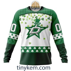 Dallas Stars Hoodie Tshirt With Personalized Design For St Patrick Day2B4 LA0sF