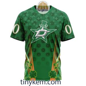 Dallas Stars Shamrocks Customized Hoodie Tshirt Gift for St Patricks Day2B6 3nIPL