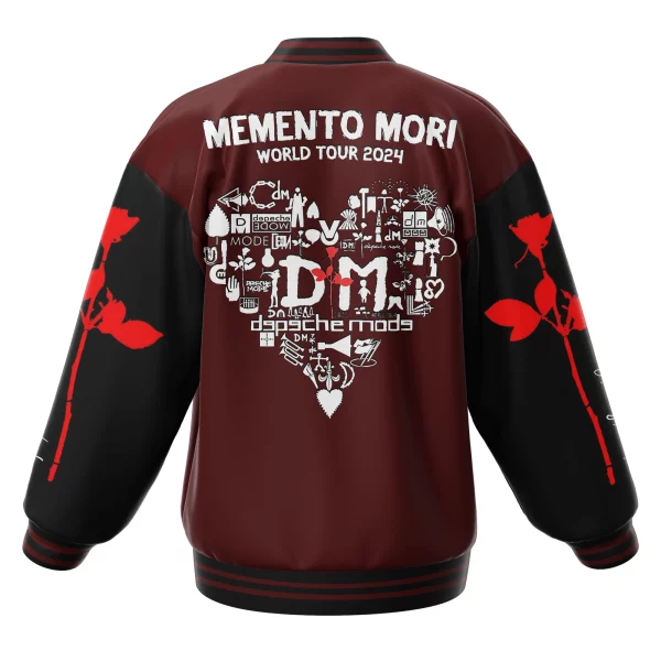 Depeche Mode Baseball Jacket: Memento Mori World Tour 2024
