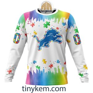 Detroit Lions Autism Tshirt Hoodie With Customized Design For Awareness Month2B4 kAt1I