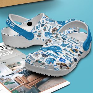 Detroit Lions Unisex Clogs Crocs Icons Bundle Design2B4 xiHuw