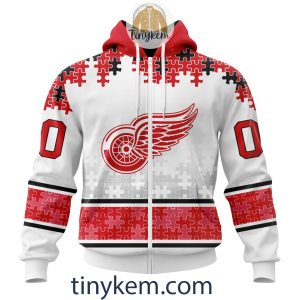 Detroit Red Wings Autism Awareness Customized Hoodie Tshirt Sweatshirt2B2 7asOU