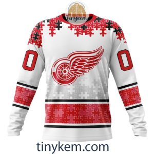 Detroit Red Wings Autism Awareness Customized Hoodie Tshirt Sweatshirt2B4 NSk4a