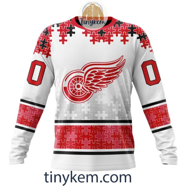 Detroit Red Wings Autism Awareness Customized Hoodie, Tshirt, Sweatshirt