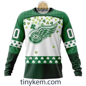 Detroit Red Wings Hoodie Tshirt With Personalized Design For St Patrick Day2B4 gr9Vn